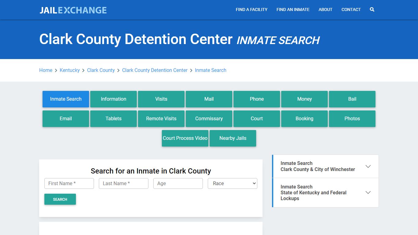 Clark County Detention Center, KY Inmate Search: Roster & Mugshots